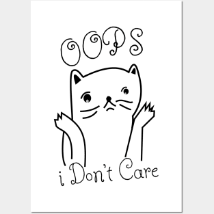 Opps i don’t care T-shirts Hoodies, Mug and Gifts Posters and Art